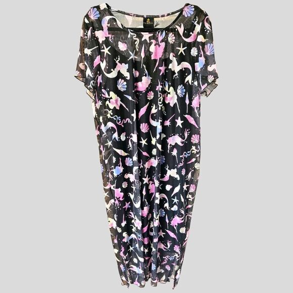 TORRID/DISNEY Plus Size the little mermaid maxiโmesh dress Size 2X - Picture 4 of 16